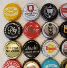 25 Unique Microbrew Beer Bottle Cap Top Lot - All Different - Some Rare Htf  5 
