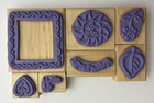 New Stampin Up Wood Rubber Stamp Set Of 7 Framed Fun 2000