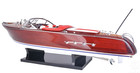 Rc Riva Aquarama Speed Boat Wood Model 26 5  Radio Controlled Mahogany Runabout