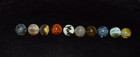        lot Of 10 All Top Picks Jabo das Translucent      Collector s Marbles  718  M