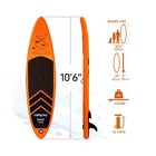Sup Inflatable Stand Up Paddle Board 10 6  Ultra-light Thick Paddleboard For    