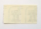 1975 Us Postage Stamp Pair  Liberty Bell  13c  Scott  1618 Misperf Error  Mnh