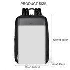 Business Mens Genuine Leather School Backpack Laptop Travel Waterproof Bag 6019