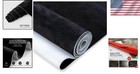 Versatile Black Suede Headliner Fabric 120 l X 60 w - Perfect For Diy Projects