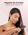 Annlary Hair Straightener 1 Inch Flat Iron And Curler 1 Inch  Black rose Gold