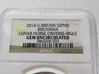 2014 Great Britain S2pnd Britannia Lunar Horse Obverse-mule Gem Uncirculated  