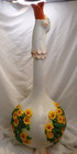 Universal Statuary Rare White Vinyl Duck Coin Bank 27  1980 001 Vintage Goose