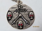 1991 Anthrax Persistence Of Time Stainless 1 7 16  Necklace Chain Pendant New