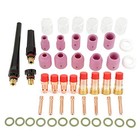 49pcs Set Gas Lens Alumina Nozzles Cups Collets Accessory Kit For Welding