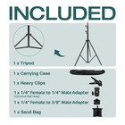 Heavy Duty Light Stand For Photography  8 5ft High Stable Photo Video Tripod    