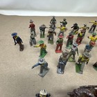 Lot Of 52 Vintage Barclay  Britain   s  Hills  Etc  Lead Toy Cowboys And Indians