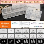Mini Eyeglass Repair Kit With Screws  Tweezers  Screwdriver   Nose Pads - Fix Gl