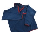 Vtg Patagonia Synchilla Snap-t Pullover Fleece Jacket Coat Mens Medium Blue Red