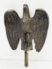 Antique vintage Brass bronze Eagle Finial Or Flag Pole Topper Ornate   Heavy 