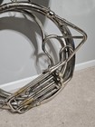 Bb Flat Silver Sousaphone Tuba With Free Case mouthpiece Bb Big Bell 24  Nickel