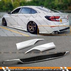 For 18-22 Accord Yofer Platinum White Pearl Rear Bumper Diffuser   Corner Apron