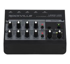 Rockville Line8 Usb 8 Channel Mic line Mixer W  Usb Computer Recording Interface
