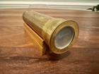 Vintage Van Cort Usa Brass Kaleidoscope W  Wood Stand 5    Euc