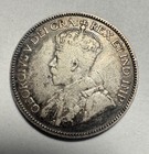 Canada 1915 25 Cents Silver Coin - Key Date