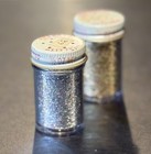 Vintage Sparkl-it Non-tarnish Metal Aluminum Glitter - 2 Jars  silver   Gold 