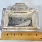 Baltimore   Maryland Md  Antique Parkwood Cemetery Souvenir Glass Dish Plate