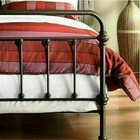 Iron Bed Frame Full Size Farm Country Victorian Spindle Rustic Vintage Style