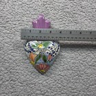 Talavera Heart Wall Decor Mexican Pottery Art  Hand Painted 6 X 4 5 X 1 5in