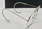 Vintage Tasco Korea Sunglasses Eyeglasses Gold Frame Clear Lens
