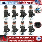  8  Delphi Fuel Injectors 25343789 For Chevy Gmc Silverado Suburban 5 3 6 0l