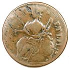 1787 M 33 40-z 2 R-6 Draped Bust Left Connecticut Colonial Copper Coin