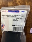 Perfect Fit Black Leather Tourniquet Holder 2 25  Belt With Black Snaps 4870