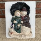 Snownickle Enesco Snowman Couple Umbrella Lmtd Edition Linda Lindquist Baldwin