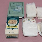 Vintage 70   s 80   s Pampers Lot Of 13 White Diapers