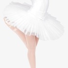 Natalie Dancewear Professional Tutu Ballet Dance Skirt In White   Size Adult S m