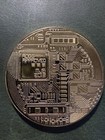 1 Troy Oz  999 Fine Copper Bitcoin Round Proof Style Crypto Bullion Coin