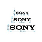 Sticker For Sony Silver Logo Tv Playstation Game Laptop Desktop 3 Dimensions