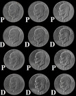 1971-1978 P d Complete Eisenhower Ike Dollar Circulated Run 12 Coin Set Mint 