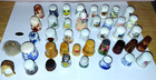 Vintage Thimble Lot Bone China Porcelain Ceramic Metal Wood Leather 41 Total