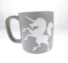 Otagiri Japan Vintage White Unicorn Stoneware Mug