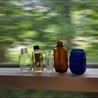 Lot Of 5 Vintage Medicine Apothecary Bottles
