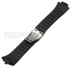 Seiko Black Rubber Watch Strap Kinetic Ska207p Snl013p 5m62-0al0 7l22-0aa0 Band
