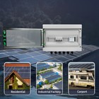 Solar Pv Combiner Box Plastic 15a 4strings 1000vdc Circuit Breaker Solar Panel
