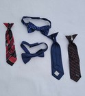 5 Pieces Baby Ties And Bow Ties Lot