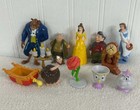 Vintage Disney Beauty   The Beast Miniature Pvc Figurine 12 Pc Lot W poster