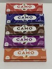 Camo Rolling Papers 1 1 4 Size  50 Leaves Per Pack five Packs all Flavors