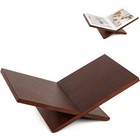 Elegant Wooden Book Stand Display Holder Cookbook Bible Magazine Artwork New