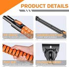 Extendable Car Snow Brush   Ice Scraper 30-39in W  360   Head Antislip Grip