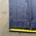 Vintage 70s 80s Blue Trouser Pants Talon Zipper 38  Waist