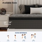 Feymoka 14  Twin Hybrid Mattress Colchon  Medium Firm  Pressure Relief  Motion
