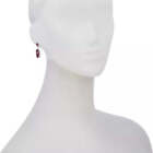 Jay King Sterling Silver Purple Sapphire Drop Earrings - 1-1 4 
